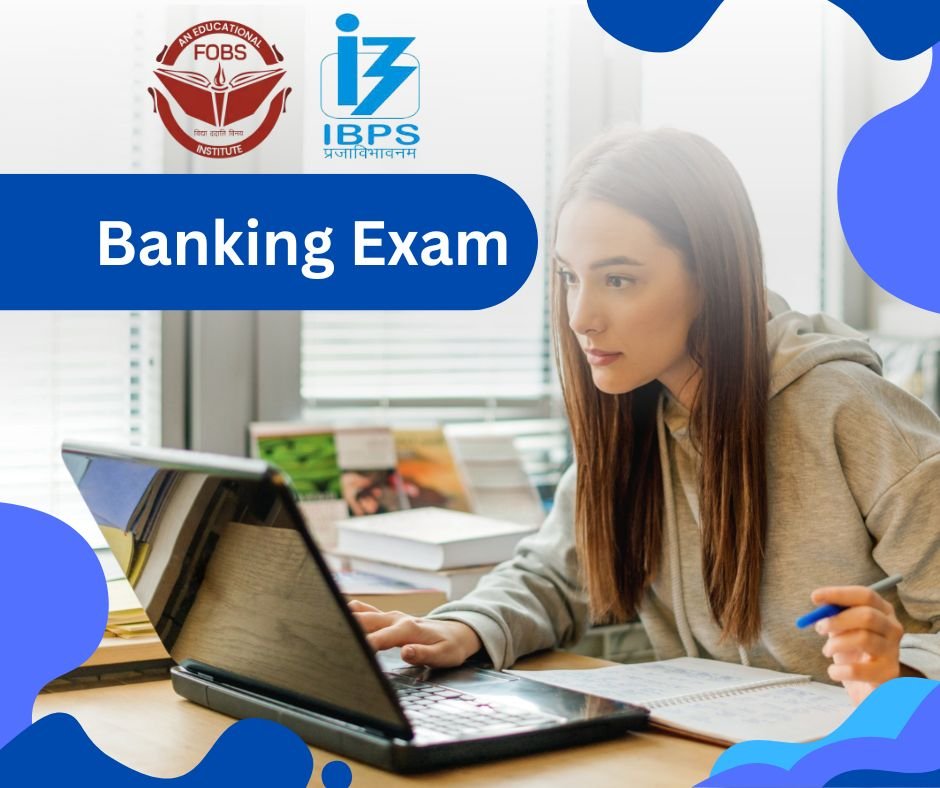 Infographic showing IBPS RRB Office Assistant (Beginner Level) exam structure: 5 test papers, each with 2 sections (Reasoning and Quantitative Aptitude), 20 questions per section, 125 minutes total duration, 200 questions overall.